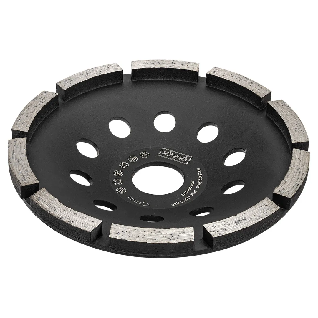 Алмазная зачистная чашка 125х22,2 мм Scheppach Sch-CW00122