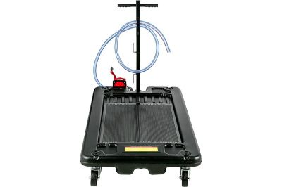 Емкость для слива масла перекатная с ручным роторным насосом 65 л Forsage F-TRG70L-2A