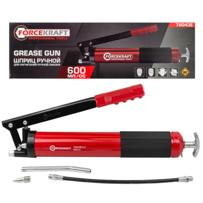 Шприц ручной для нагнетания густой смазки ForceKraft FK-78043E
