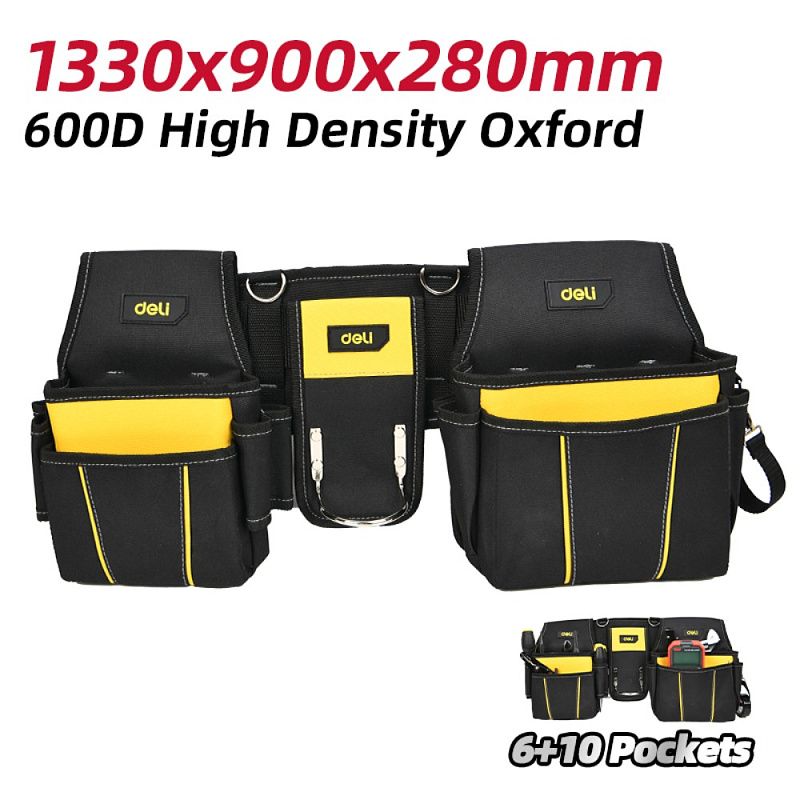 Сумка для инструмента Deli YS EDLP10, поясная, 16 карманов