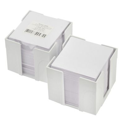 Бокс с бумагой для заметок "Эсир", белый