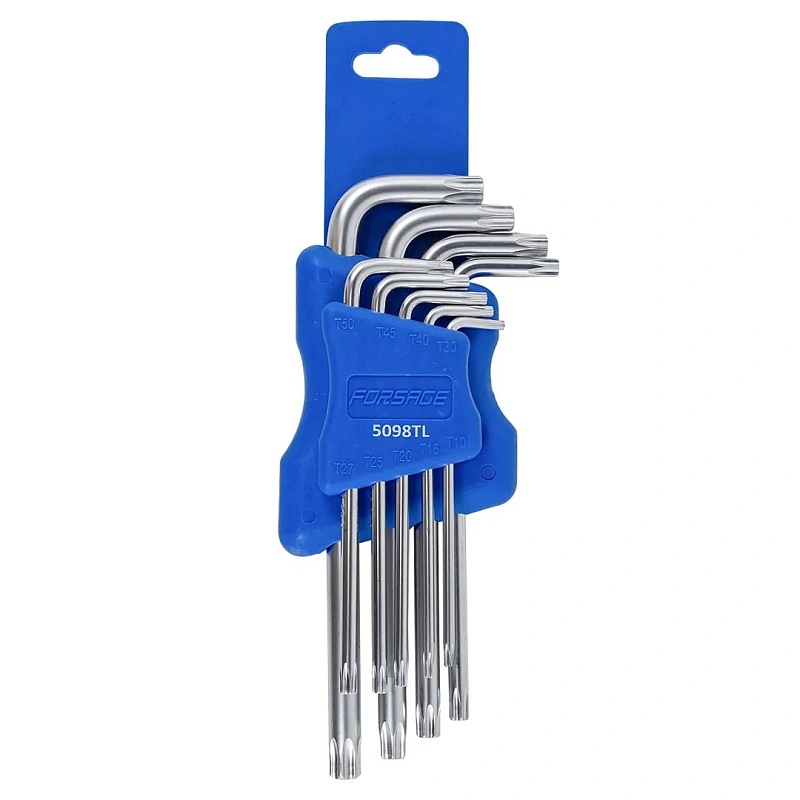 Набор длинных ключей Torx с отверстием 9 пр. Forsage F-5098TL
