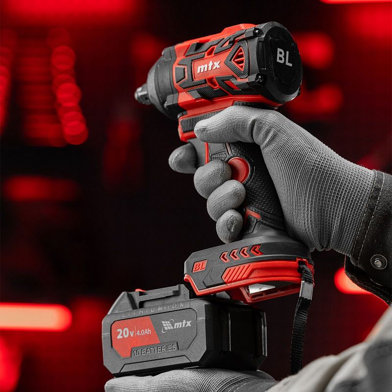 Гайковерт ударный аккумуляторный бесщет. CIWU-BL-20-600, Li-Ion, 20 В MTX 26585