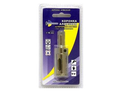 Коронка алмазная d 18 мм по керамике и кафелю Trio-Diamond 400018