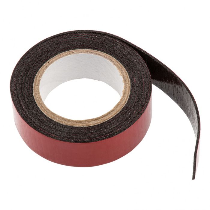 Лента клейкая на вспененной основе, двусторонняя, черная, 19 мм х 1.5 м Matrix 89085