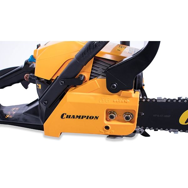 Бензиновая цепная пила, 1,8 кВт, 16"/400 мм, 11500 об/мин + подарок: масло для цепи 1л; свеча; цепь; масло для 2-тактных двигателей 0,1л.