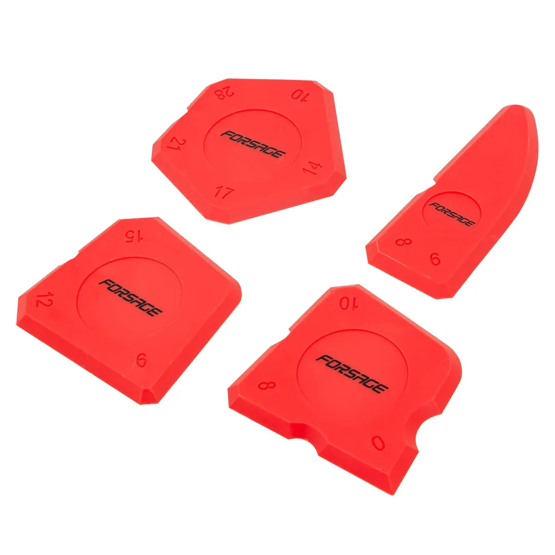 Набор шпателей для выравнивания силикона 4 пр Forsage F-5261