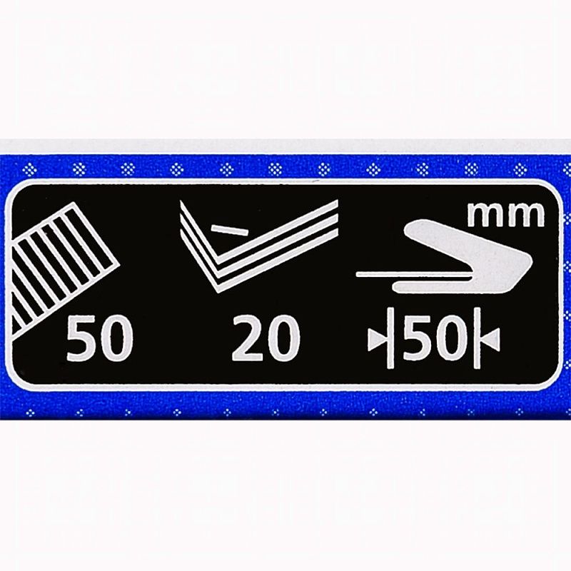 Скобосшиватель "HS-J10", №10, 20 листов, синий