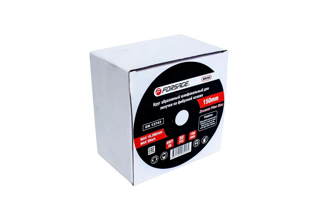 Круг абразивный шлифовальный 125 мм P36 Forsage F-BD536D