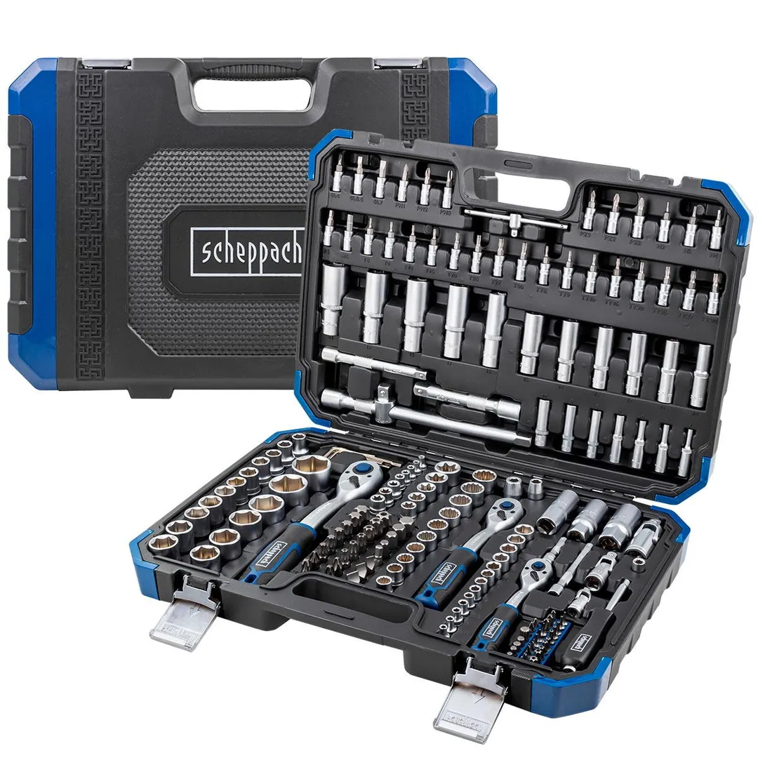 Набор инструментов 179 пр. 1/4''&3/8''&1/2'' 6-гр. Scheppach Sch-41793-5