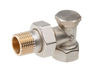 Кран вентильный для радиатора 1/2'' угловой AV Engineering AVE396012
