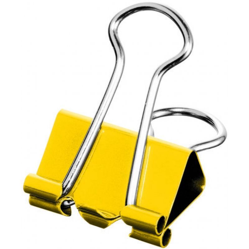 Зажим для бумаги цветной Maped, 32 мм, 4 шт, ассорти