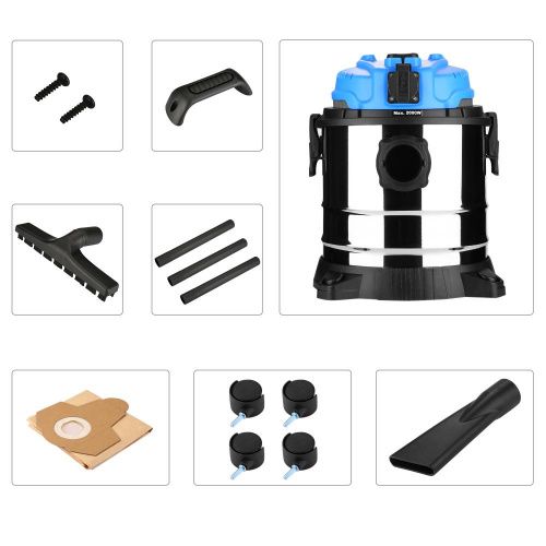 Пылесос промышленный DKVC-1200-20S DEKO 015-0031