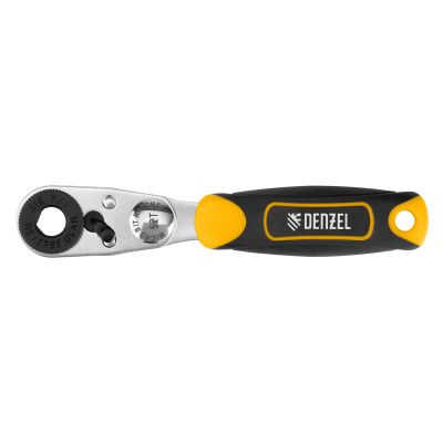 Трещотка для бит 1/4", 52 зуба, CrMo Denzel 11633
