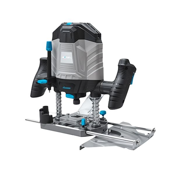 Фрезер электрический, 1400 Вт, 4000-26000 об/мин, цанга 6 / 8 мм, верт. ход фрезы 55 мм RÖGEL MMR-1400