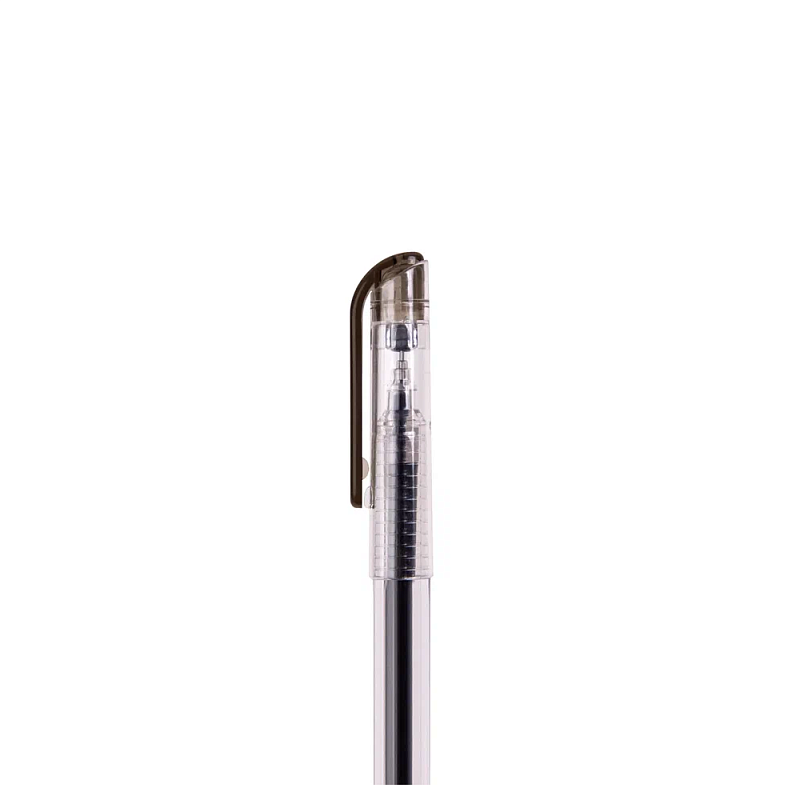 Ручка гелевая "My-Gel Standard", 0.5 мм, прозрачный, стерж. черный