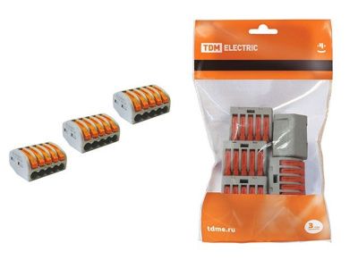 Клемма соединительная СК-415, 2,5 мм2, 5 шт/упак TDM SQ0527-0013