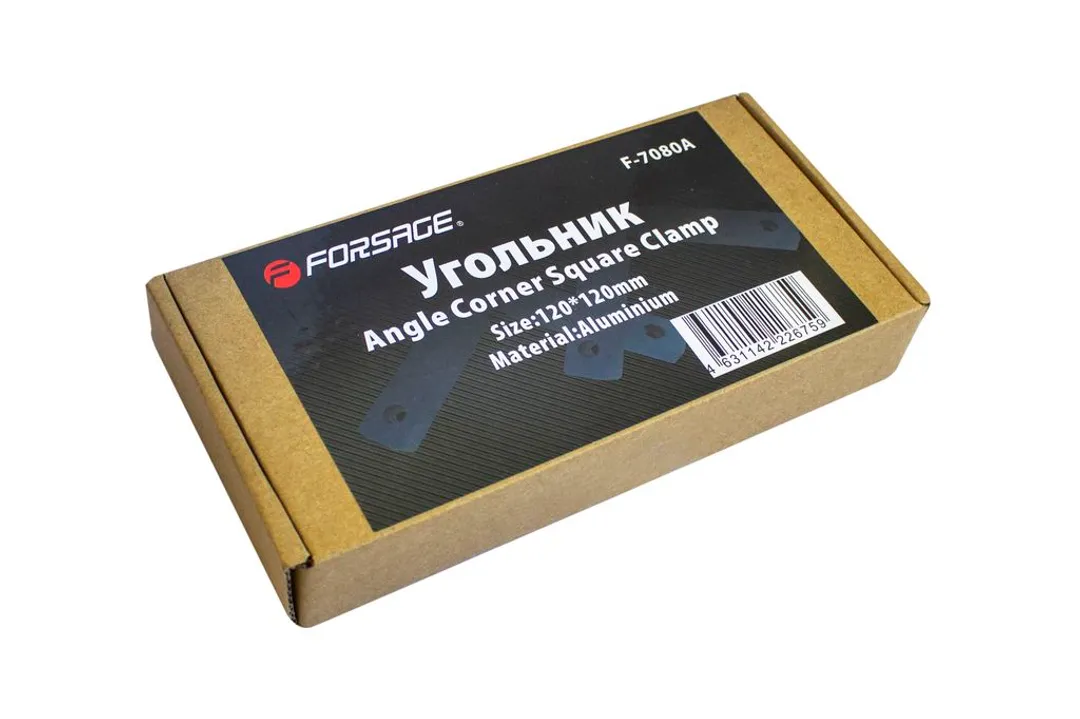 Угольник аллюминиевый 120х120 мм Forsage F-7080A