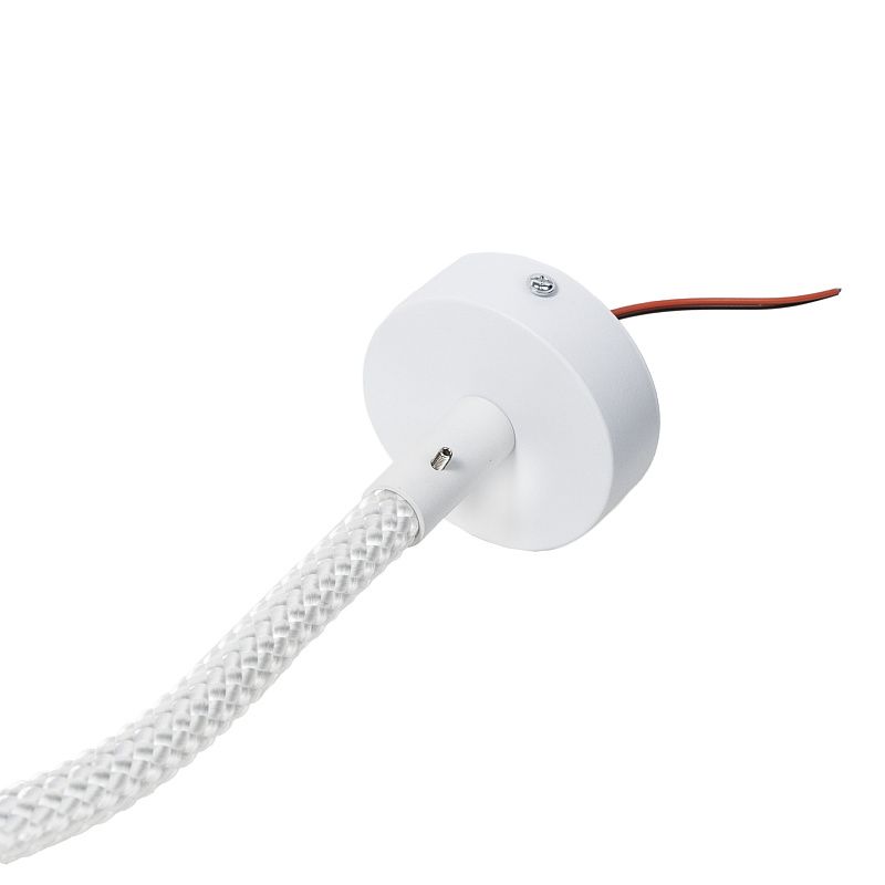 Заглушки, крепления, к светодиодной веревке, d16, тип 2, 1 компл = 2шт., белый, AKS 115536