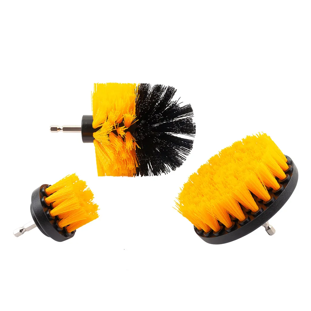 Набор сменных щеток для уборки/химчистки под шуруповерт 4 пр ForceKraft FK-CBK-01