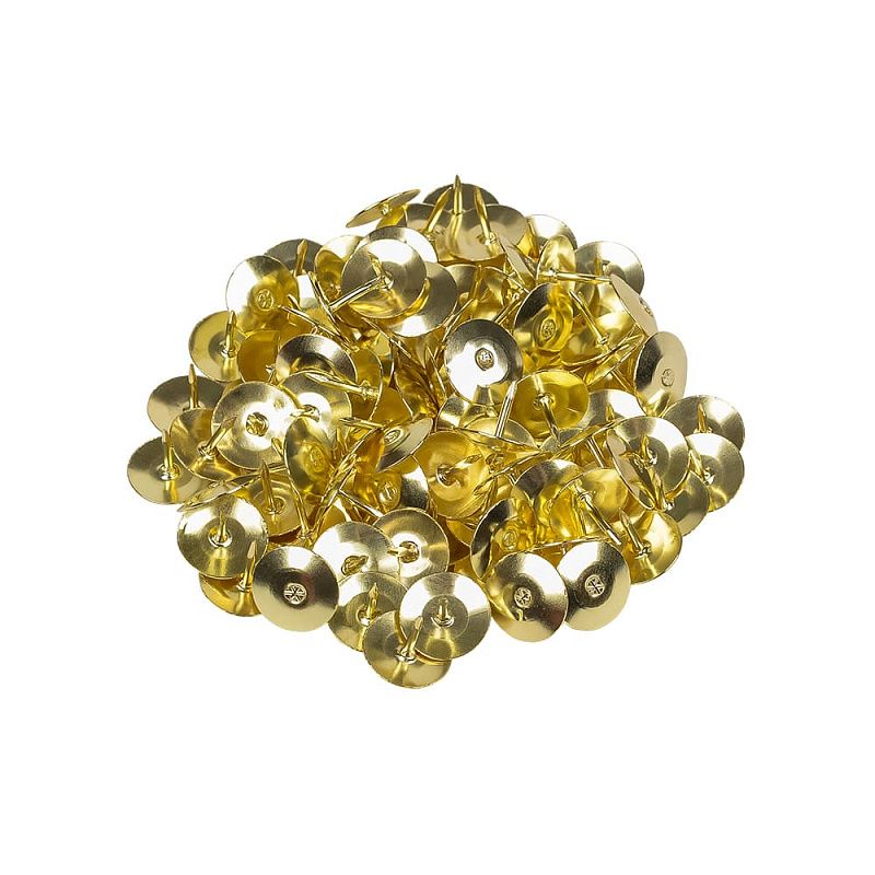 Кнопки канцелярские Maped, 10 мм, 100 шт, золотистый