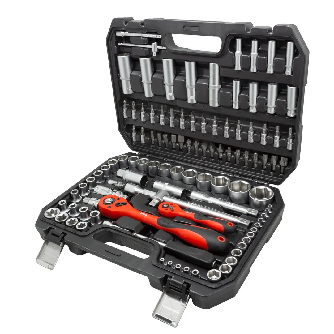 Набор инструментов 108 пр. 1/4''&1/2'' 6-гр. DISEN DS-41082-5