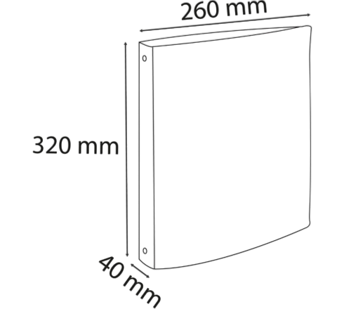 Папка на кольцах "Neo Deco", 2 кольца, ассорти