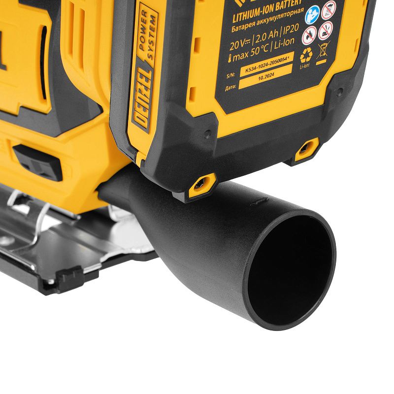 Лобзик аккумуляторный CJH-20-80, Li-Ion, 20 В Denzel 27205