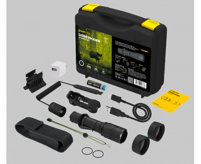 Фонарь Dobermann Extended Set Белый Armytek F02005C