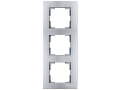 Рамка 3-ая вертикальная серебро RITA Mutlusan 2220 800 2382