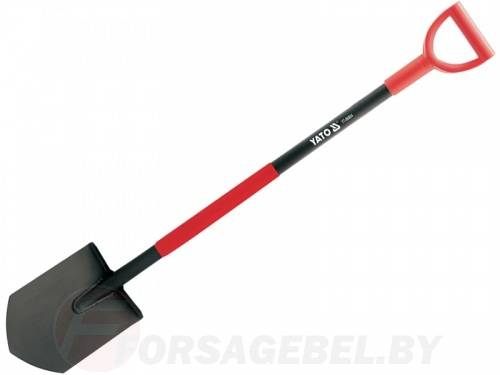 Лопата штыковая острая Fiber/Steel Yato YT-86804
