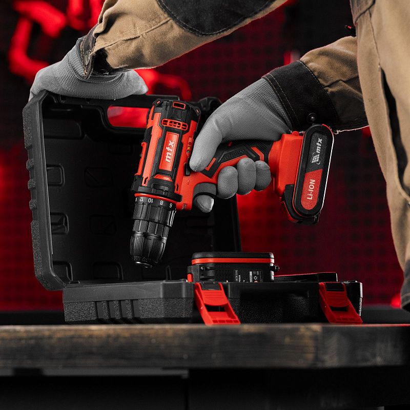 Дрель-шуруповерт аккумуляторная CDS-20, Li-Ion, 20 В MTX 26186