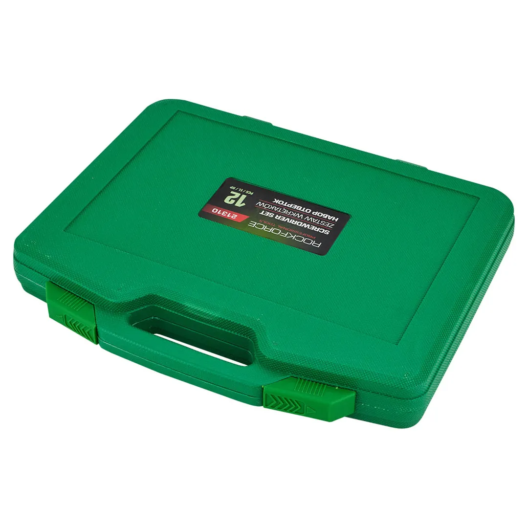 Набор отверток силовых ударных магнитных SL, PH 12 пр. RockForce RF-21310