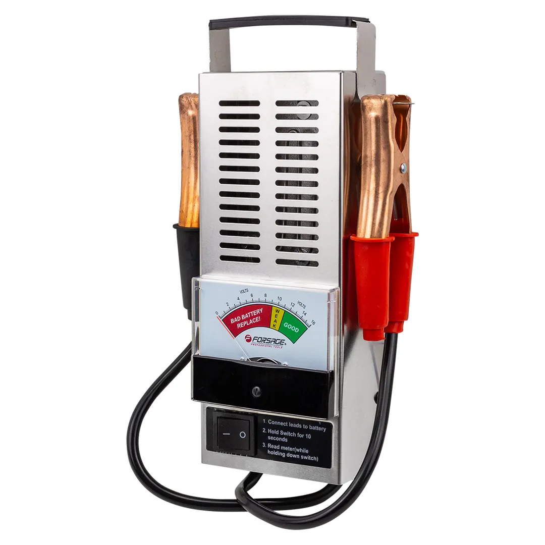 Тестер аккумуляторных батарей аналоговый 6V-12V, 100А Forsage F-8310
