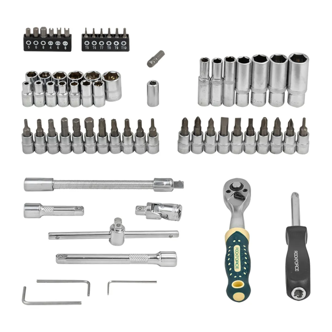 Набор инструментов 66 пр 1/4'' 6-гр RockForce RF LIGHT-2661-5