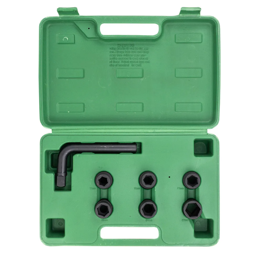 Набор ударных головок 17-27 мм 3/4'' 6-гр 7 пр RockForce RF-6074-5MPB