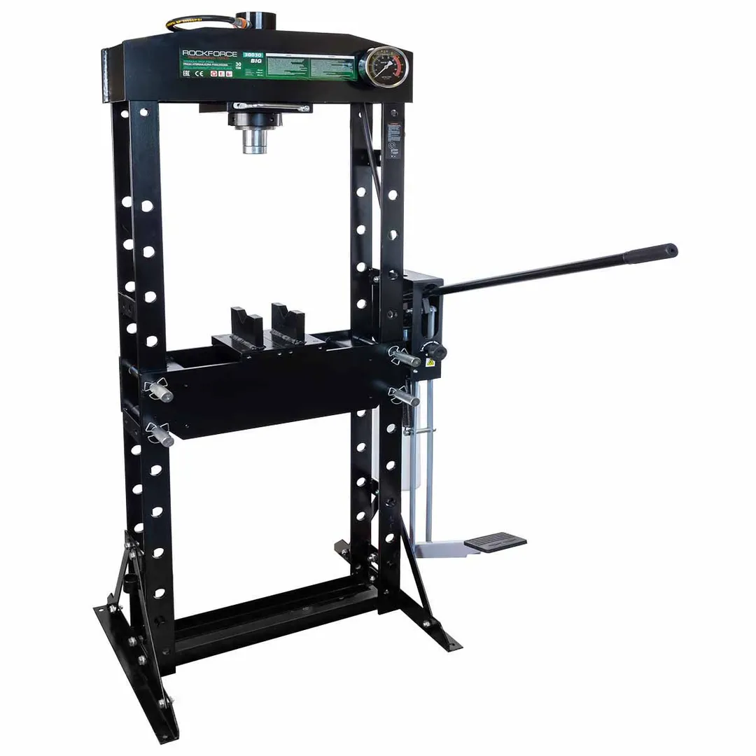 Пресс гидравлический напольный 30 т RockForce RF-30030 BIG(дерев)