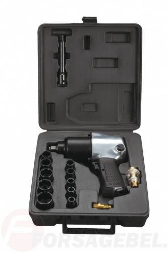 Пневмогайковерт ударный IW580 1/2'' 576 Нм+ набор головок FUBAG 100191