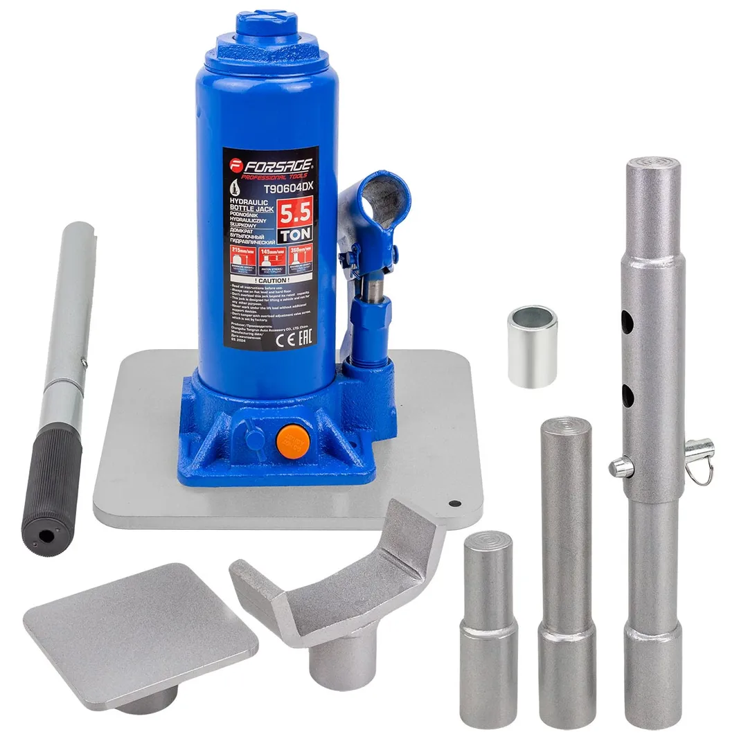 Домкрат бутылочный гидравлический 5,5 т, 215-960 мм Forsage F-T90604DX