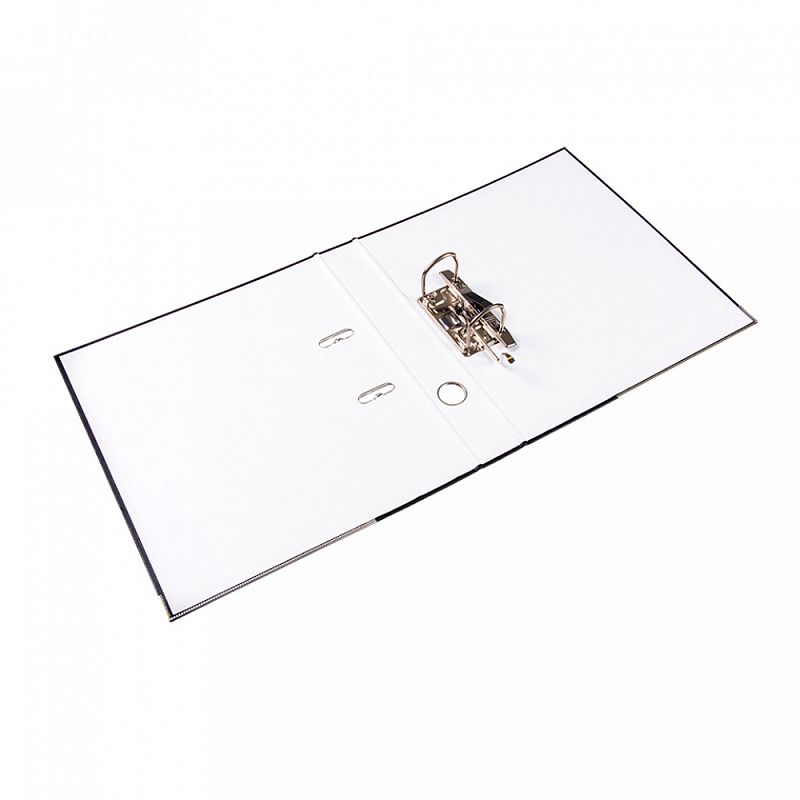 Папка-регистратор "OfficeStyle", А4, 75 мм, ПВХ Эко, черный