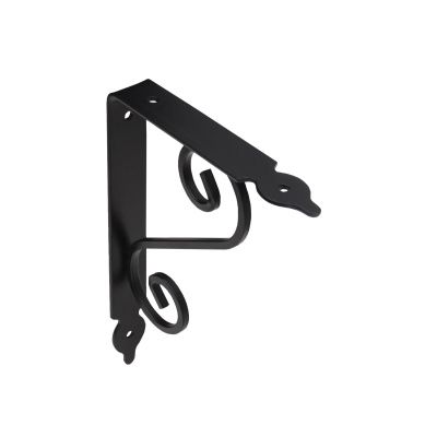 Полкодержатель мет. MELODY 190*140, черный AKS 59121