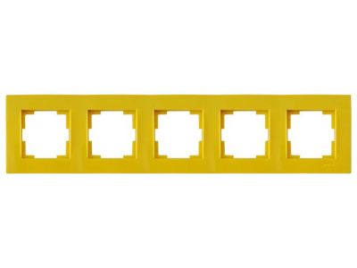 Рамка 5-ая горизонтальная желтая, RITA, Mutlusan 22208001508