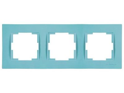 Рамка 3-ая горизонтальная синяя, RITA, Mutlusan 22208001312