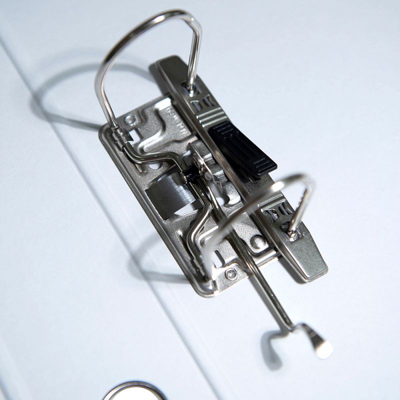 Папка-регистратор "OfficeStyle", А4, 75 мм, ПВХ Эко, серый