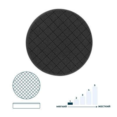 Полировочный круг черный 150 мм Horex GTT4090