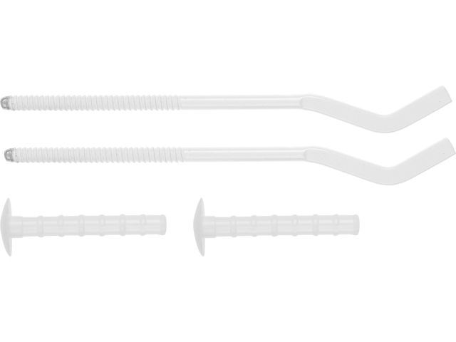 Кронштейн штыревой плоский с дюбелем для радиаторов 7,5х165 мм, 2 шт., AV Engineering AVE1807000A