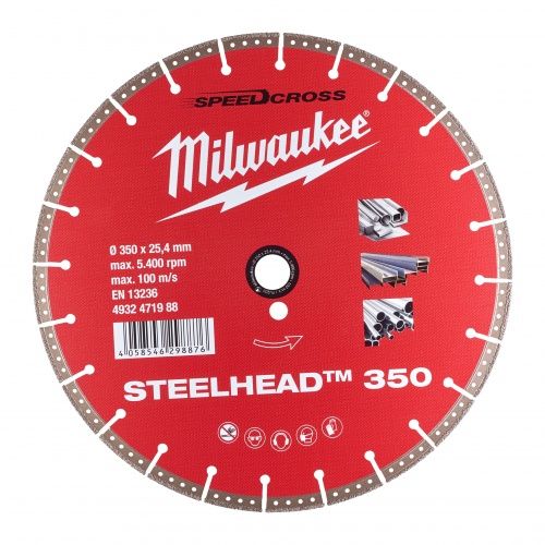 Алмазный диск STEELHEAD 350 Milwaukee 4932471988