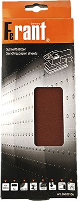 Шлифовальный лист 230×93 мм, Р180, 5 шт, Ferant FERANT 36020106