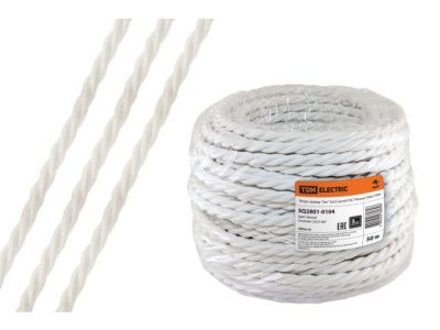 Ретро провод "Эко" 3х2,5 витой, белый, 50 м TDM SQ2801-0104