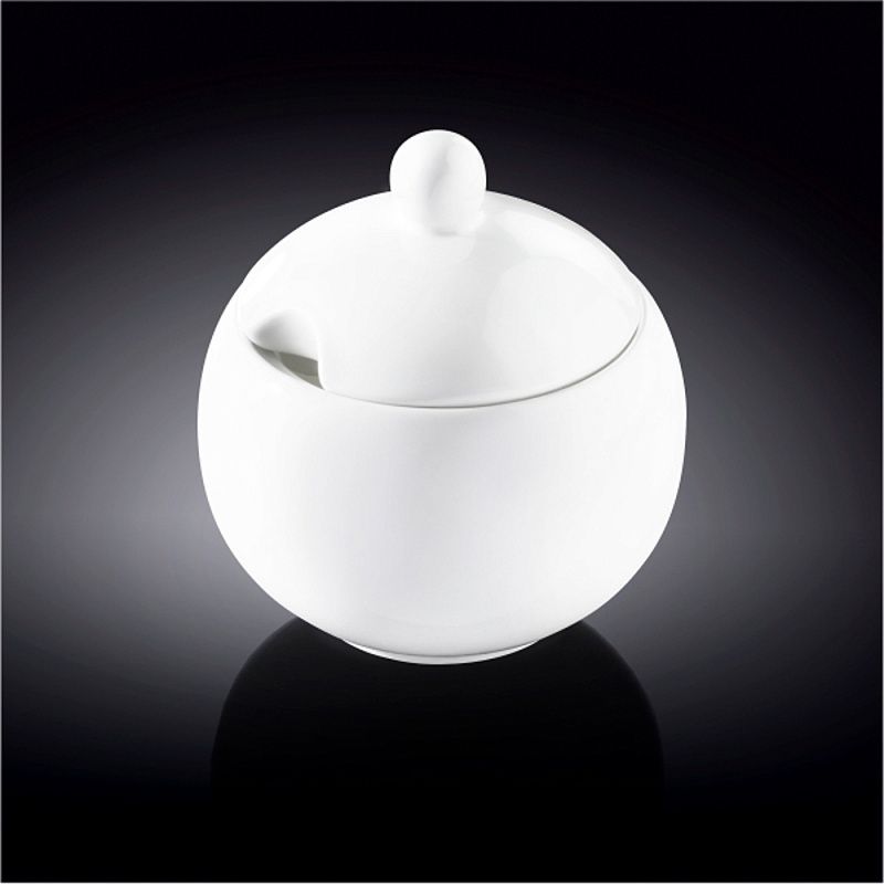 Сахарница Wilmax "WL-995029 Olivia", фарфор, 540 мл, белый